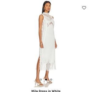All Saints Mila Dress in White